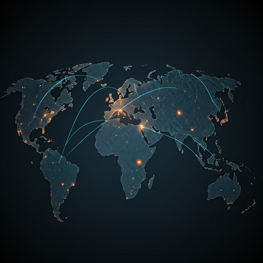 Hospital supply chain network visualization