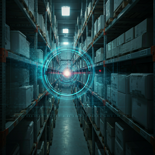 Medical supply warehouse with clinical logistics overlay