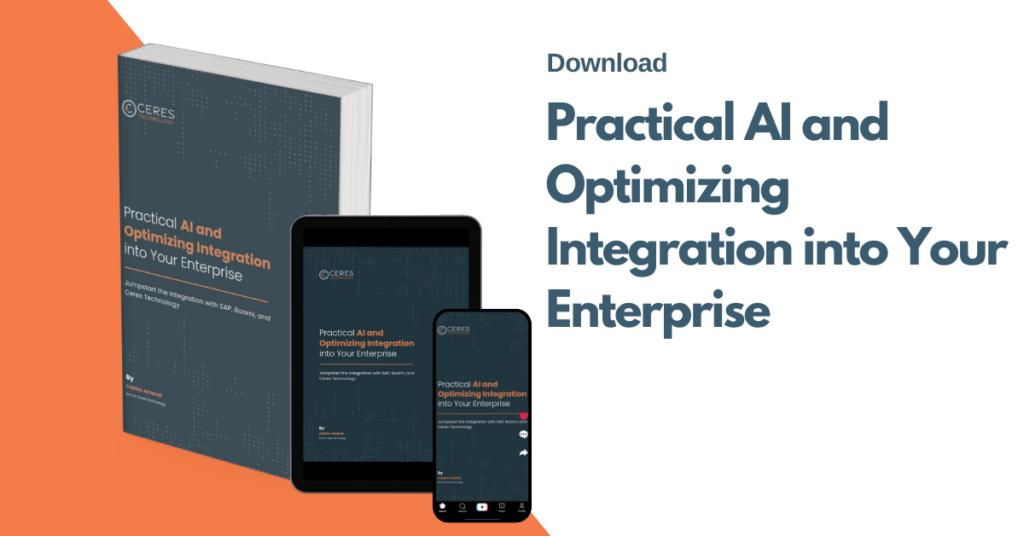 Banner image of new white paper from ceres technology - practical ai and optimizing integration into your enterprise